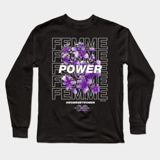 Team Rainbow Femme power Flo Long Sleeve T-Shirt